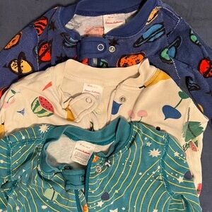 Hanna Anderson PJ Bundle (3 pair) - Zip Sleeper - Size 3T